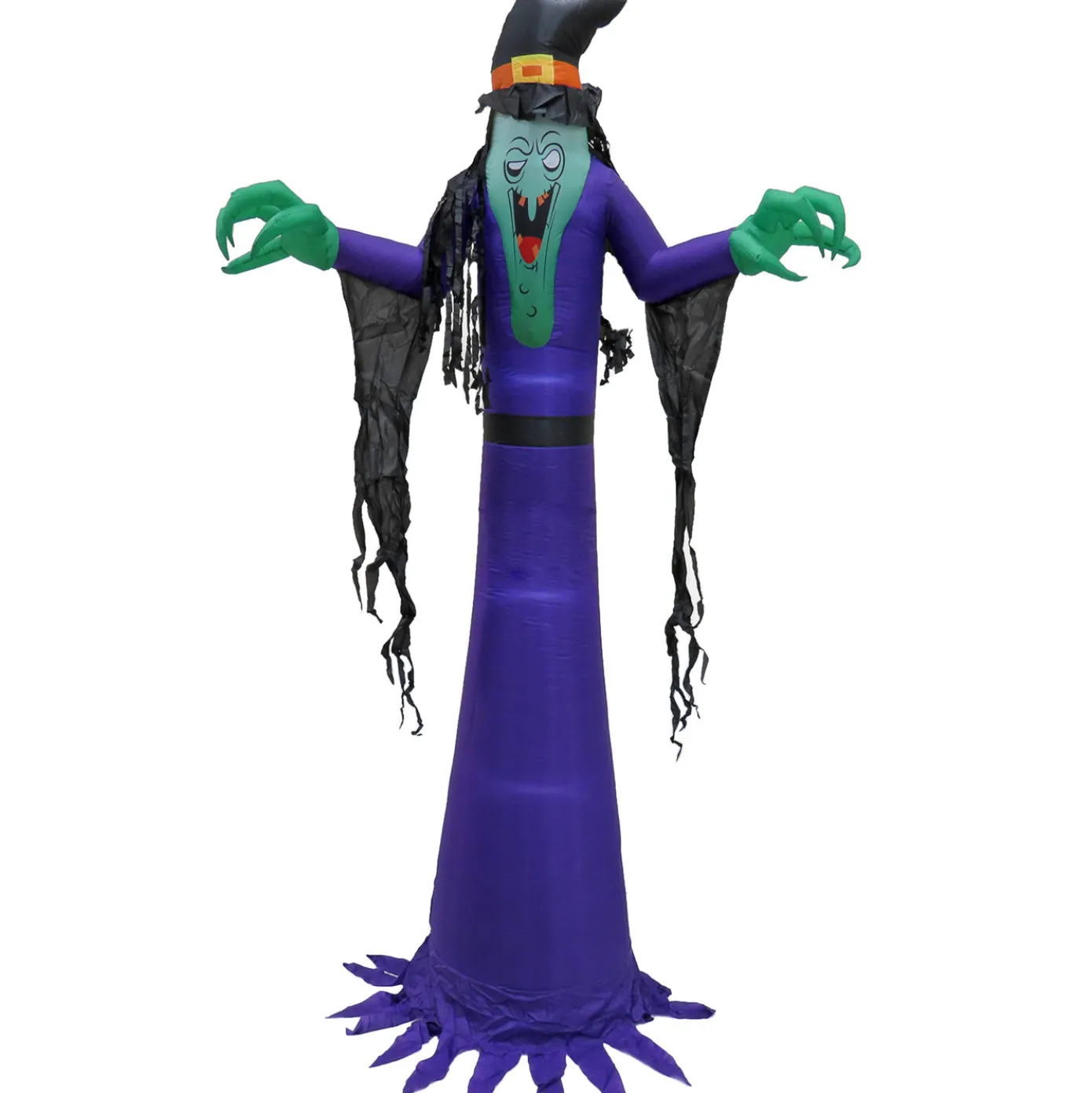 12 ft. Halloween Witch Inflatable Decoration with LED Lights