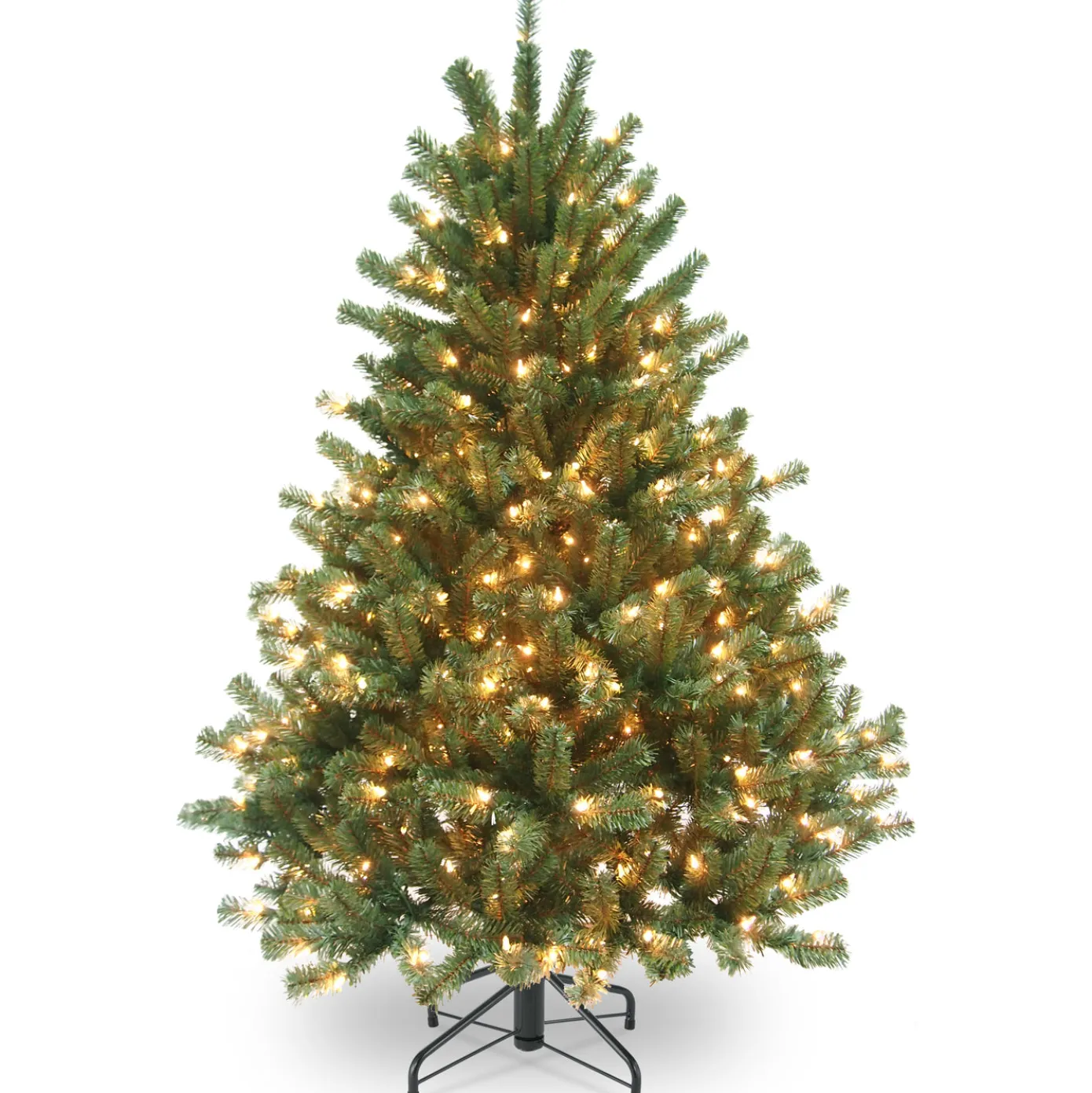 4.5 ft. Pre-Lit Aberdeen Blue Spruce Tree with Clear Lights