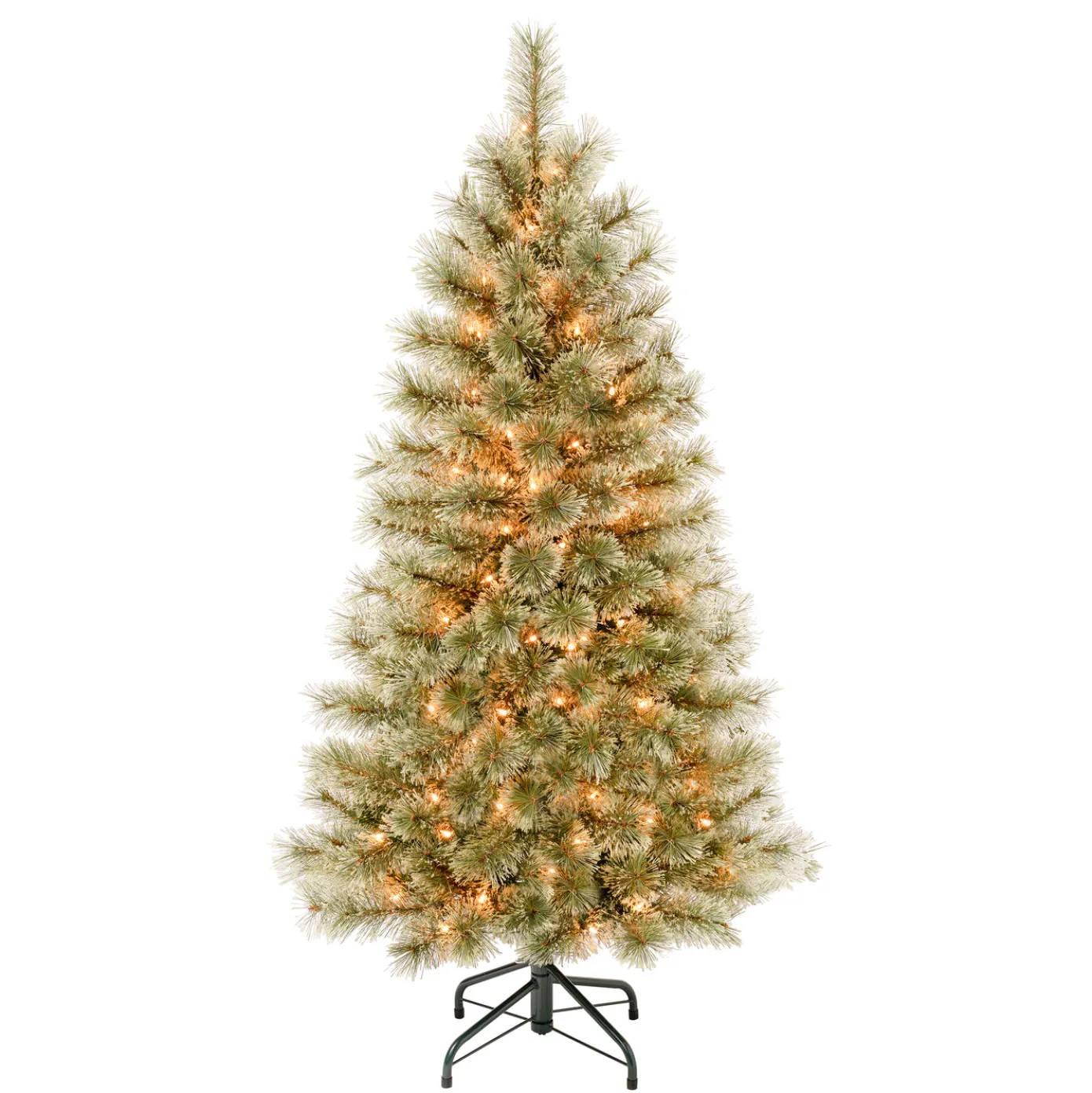 4.5 ft. Pre-Lit Arcadia Pine Cashmere Tree with Clear Lights