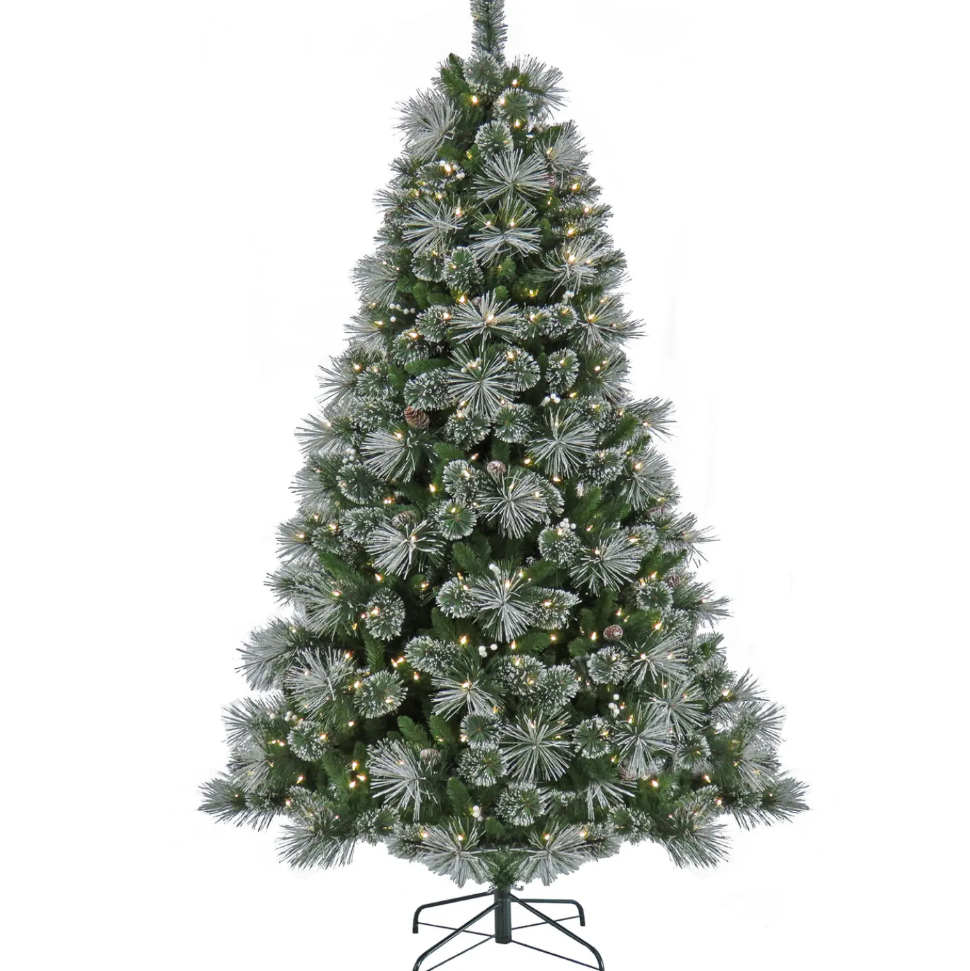 7.5 ft. Pre-Lit Bryson Pine Tree with LED Lights
