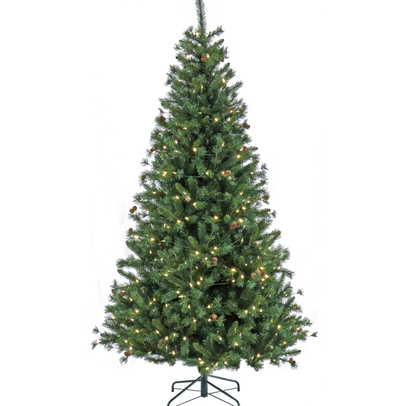 7.5 ft. Pre-Lit Cedar Spruce Tree with LED Lights