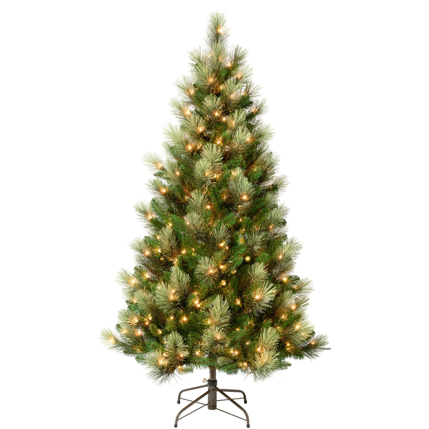 6 ft. Pre-Lit Charleston Pine Slim Tree with Clear Lights