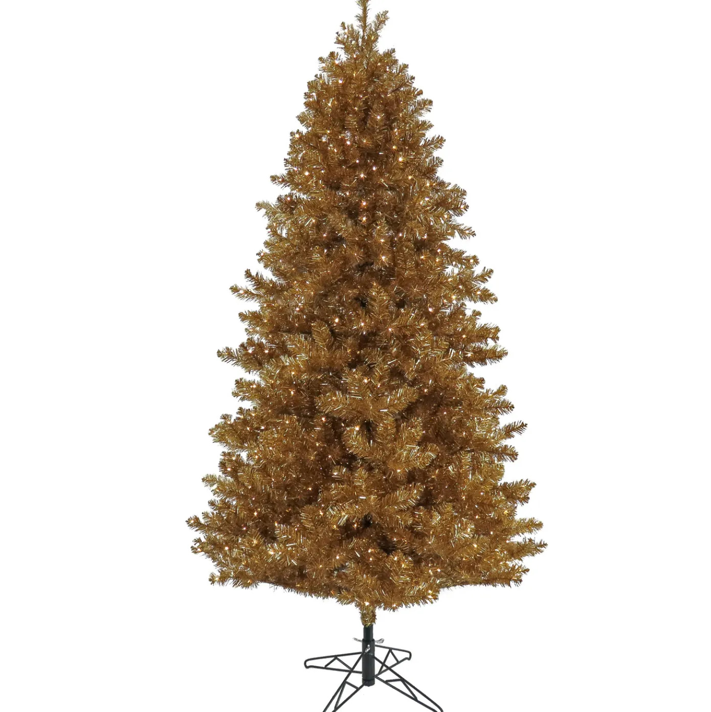 7.5 ft. Pre-Lit Christmas True Gold Metallic Tree