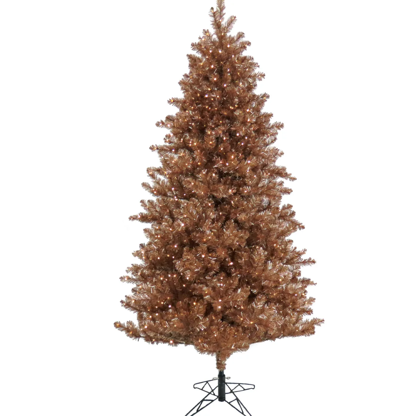 7.5 ft. Pre-Lit Christmas Rose Gold Metallic Tree