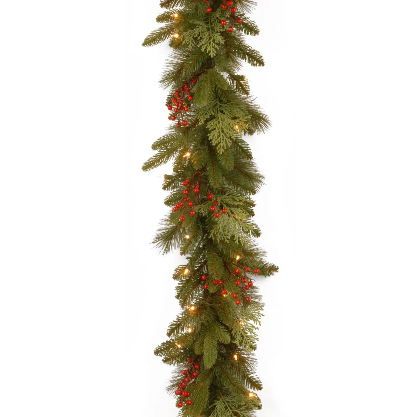 9 ft. Pre-Lit Classical Collection Garland with Clear Lights