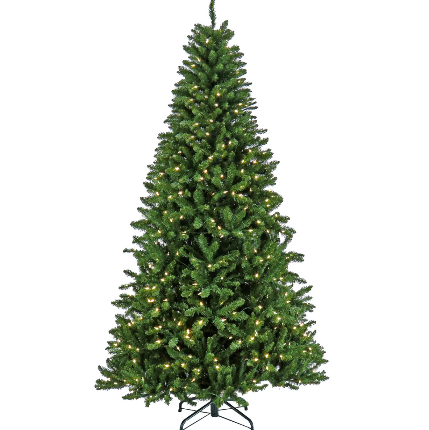 7.5 ft. Pre-Lit Crater Spruce Tree with LED Lights