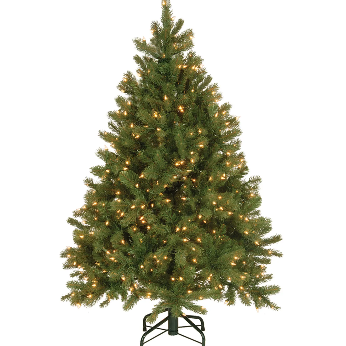 4.5 ft. Pre-Lit Downswept Douglas Fir Tree with Clear Lights