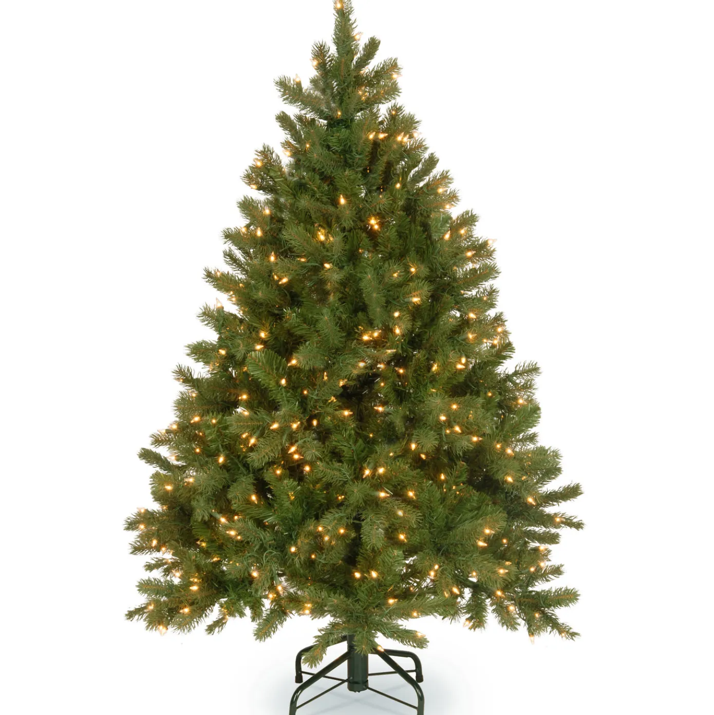 4.5 ft. Pre-Lit Downswept Douglas Fir Tree with Dual Color LED Lights