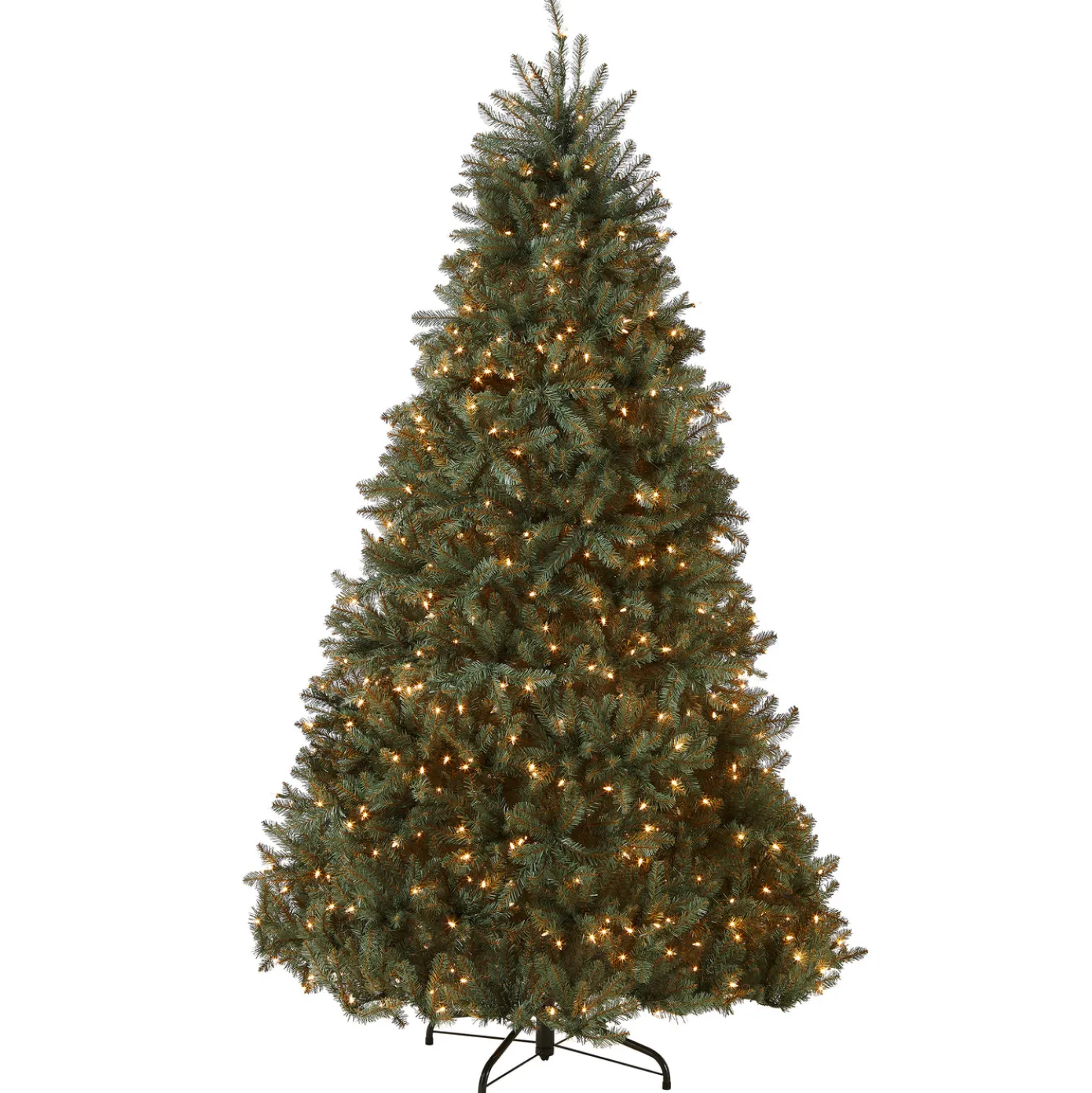 7.5 ft. Pre-Lit Dunhill Fir Blue Tree with Clear Lights