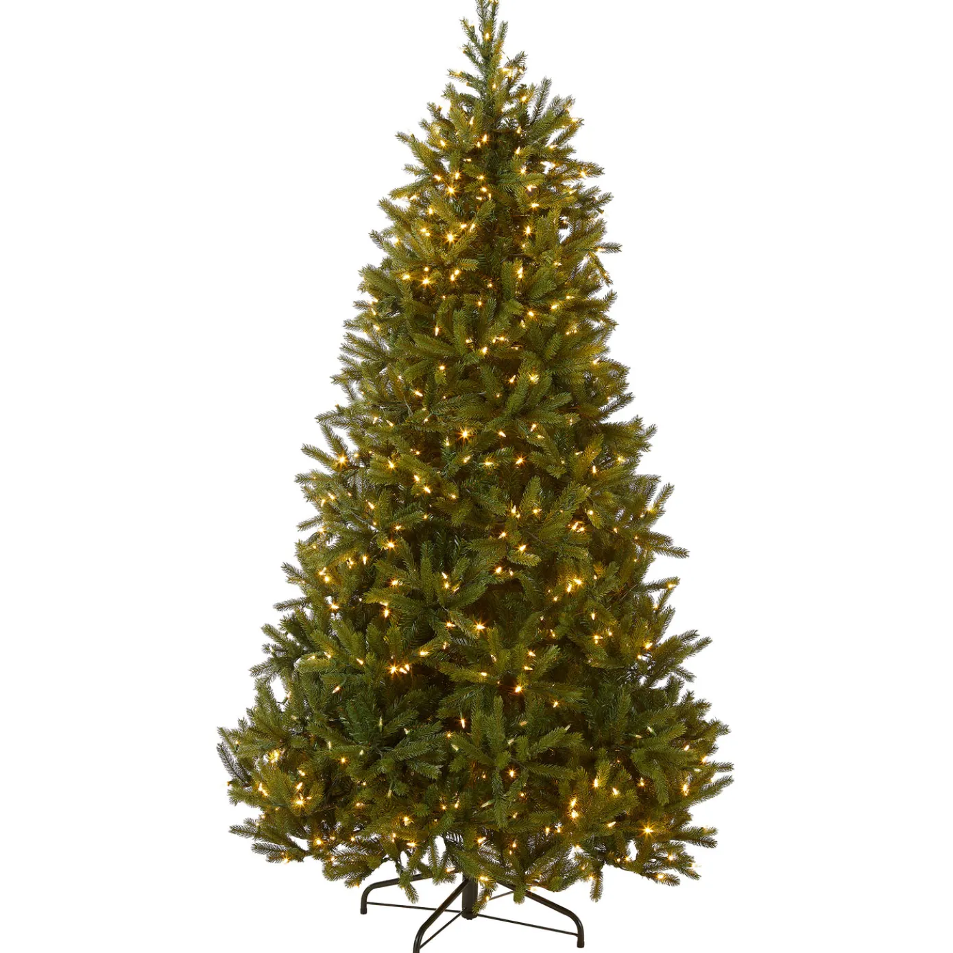7.5 ft. Pre-Lit Jersey Fraser Fir Medium Tree with Dual Color LED Lights