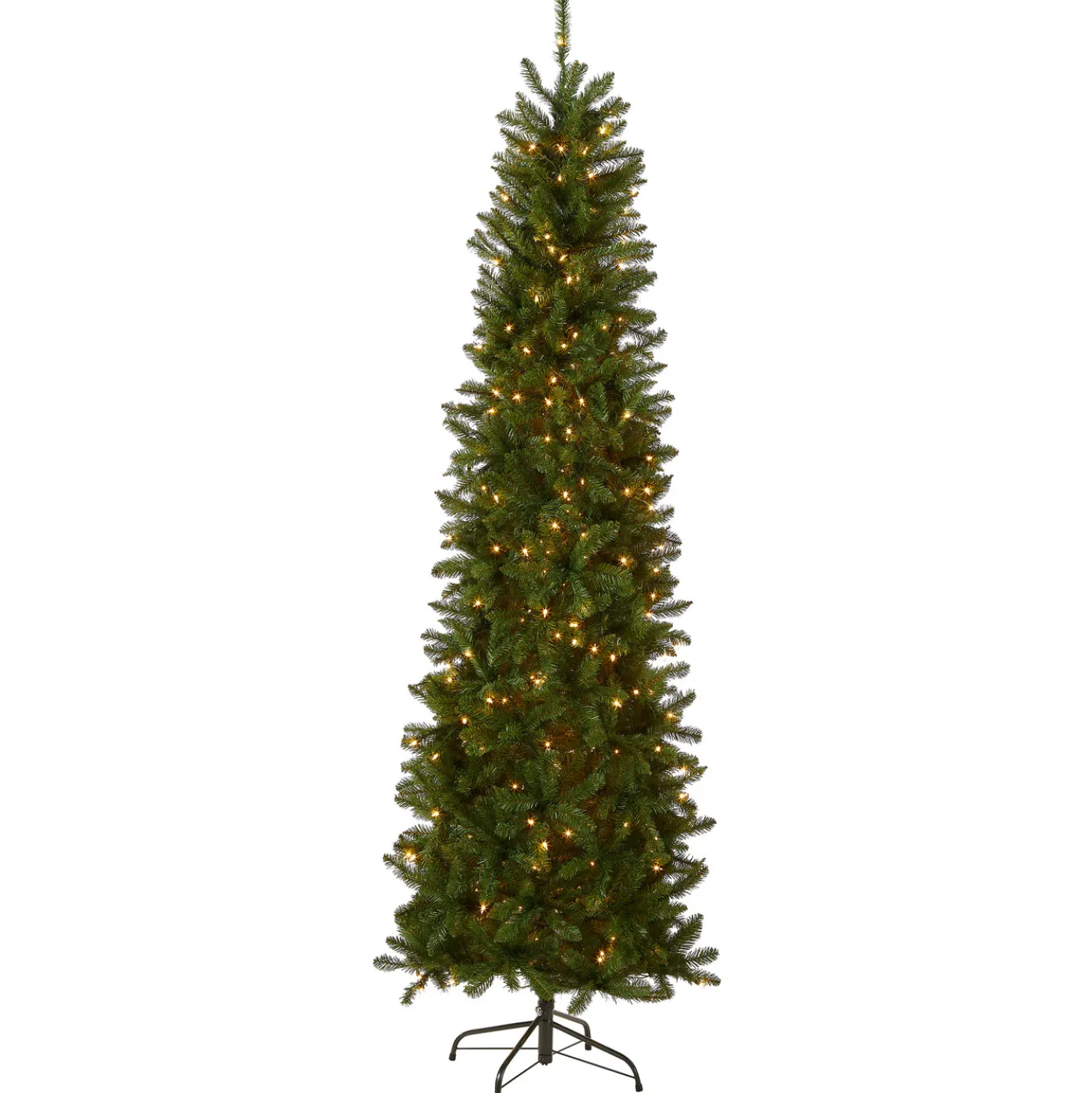6.5 ft. Pre-Lit Kingswood Fir Pencil Tree with Clear Lights