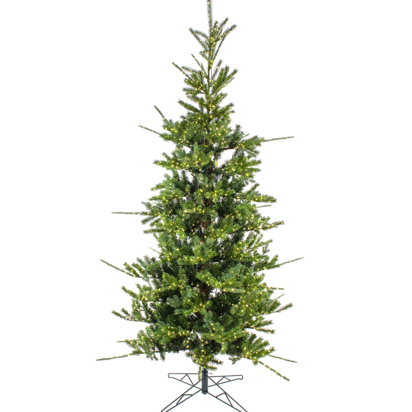 9 ft. Pre-Lit Lark Pine Medium Tree with Warm White LED Rice Lights