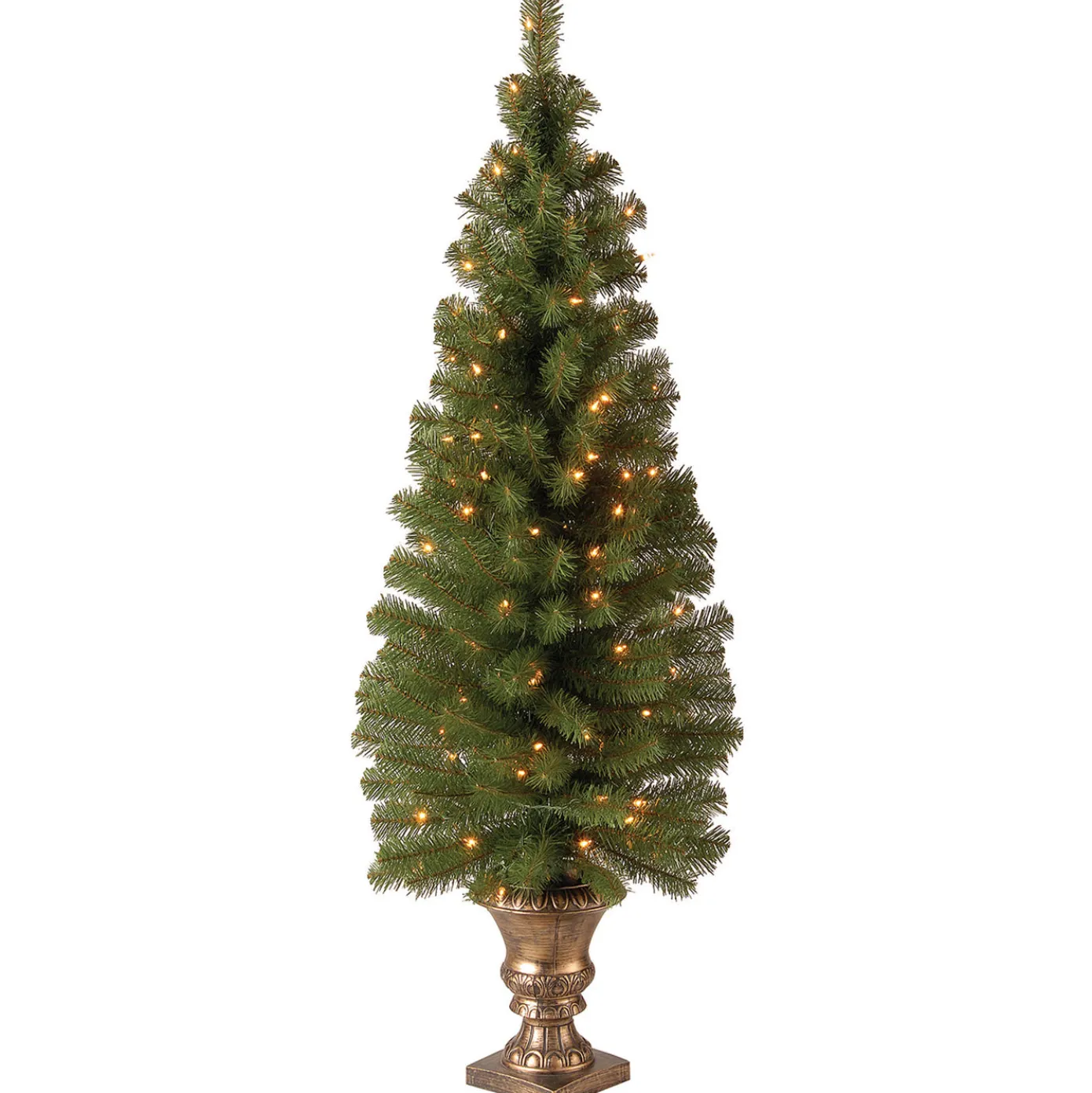 4 ft. Pre-Lit Montclair Spruce Tree with Clear Lights