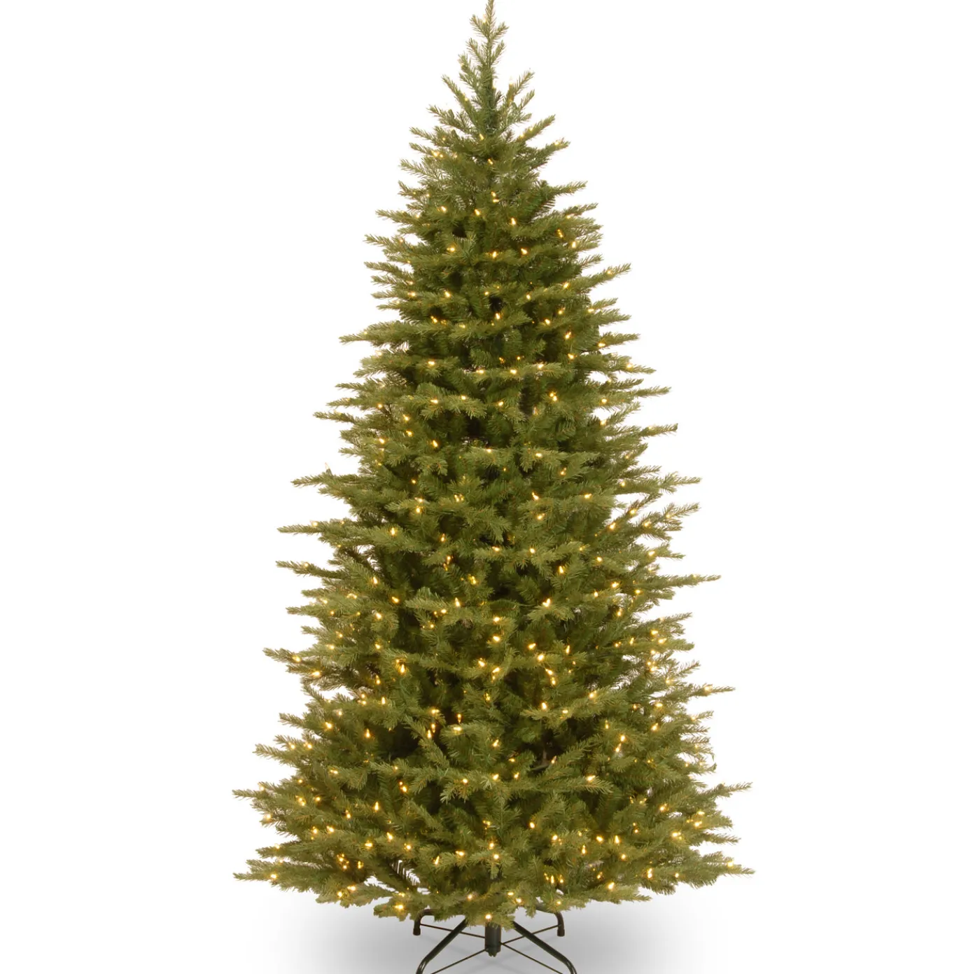 7.5 ft. Pre-Lit Nordic Spruce Slim Tree with Dual Color LED Lights