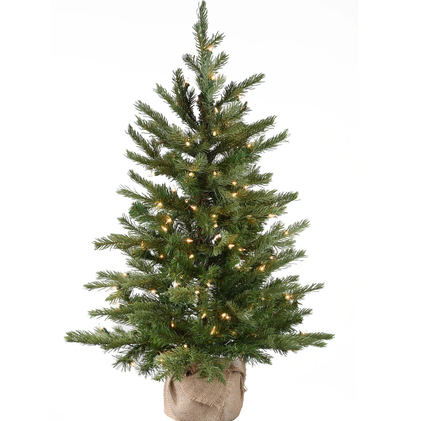 3 ft. Pre-Lit Nordic Spruce Tree with Clear Lights