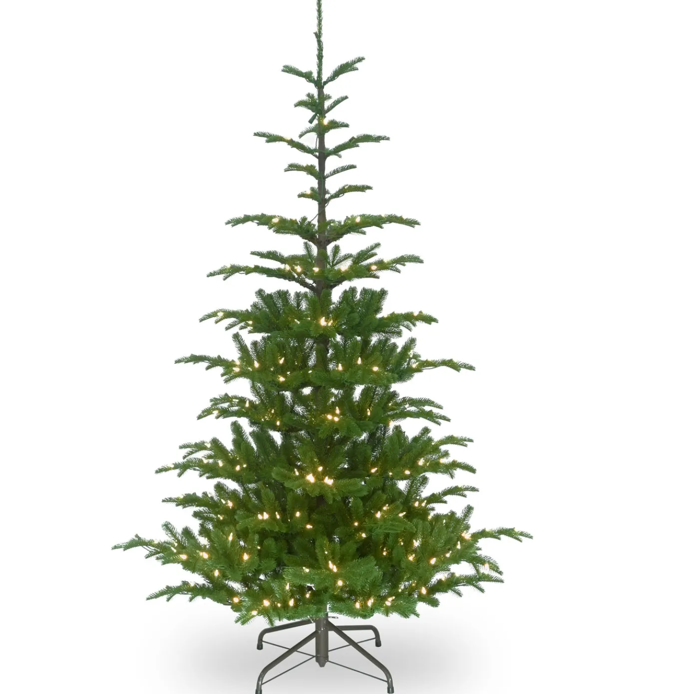 6.5 ft. Pre-Lit Norwegian Spruce Tree with Clear Lights