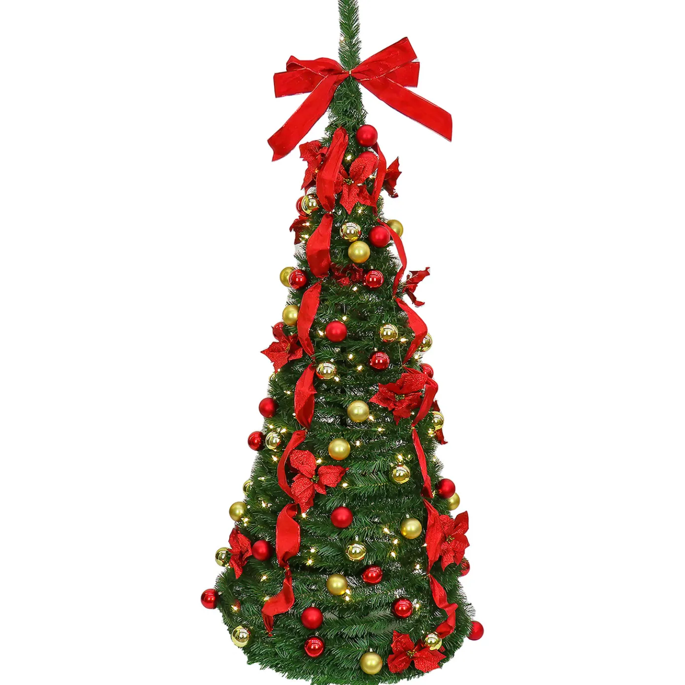 6 ft. Pre-Lit Party Pop-Up Tree