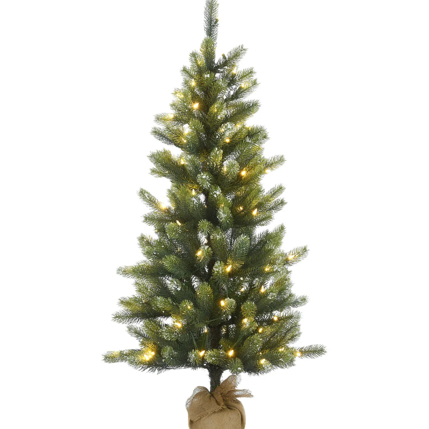 4.5 ft. Pre-Lit Trinity Spruce Tree with LED Lights