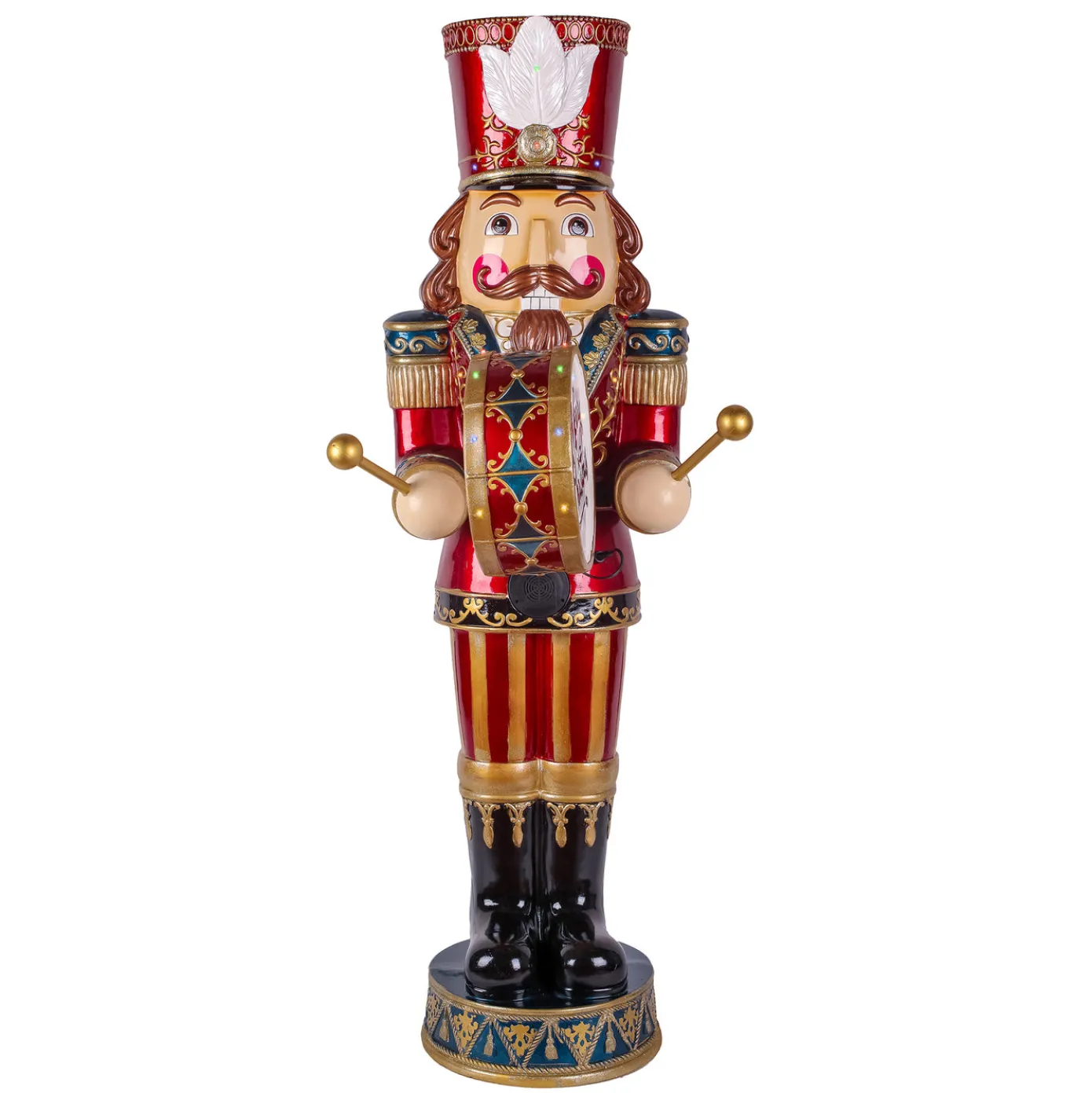 58 in. Animated Nutcracker with Multicolor Lights and Music