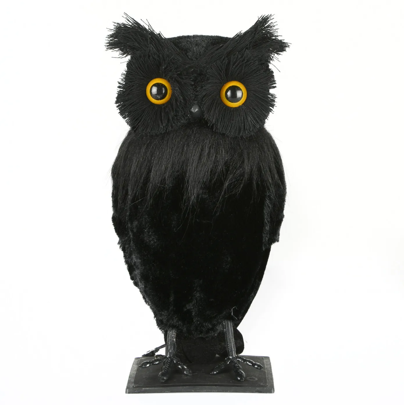 11 in. Halloween Lifelike Owl Tabletop Decoration