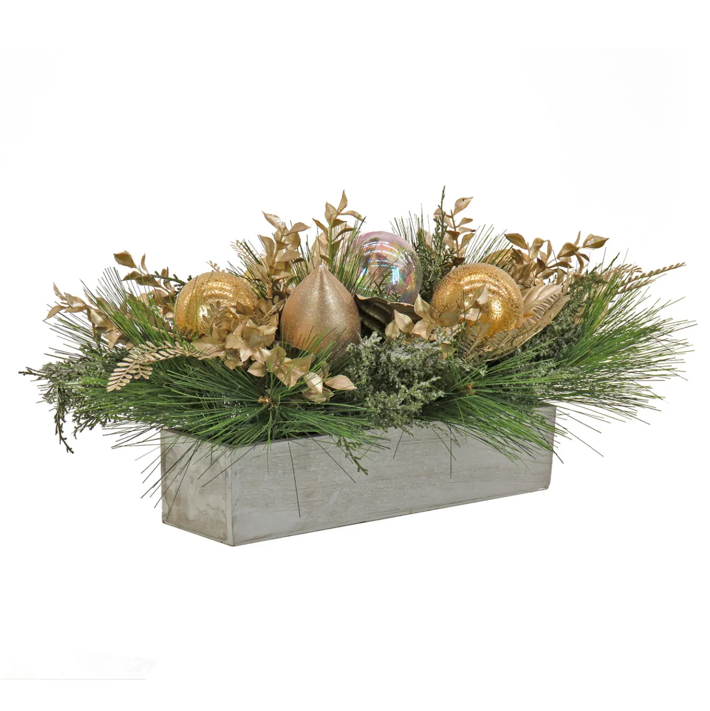 11 in. HGTV Home Collection Champagne Wishes Arrangement