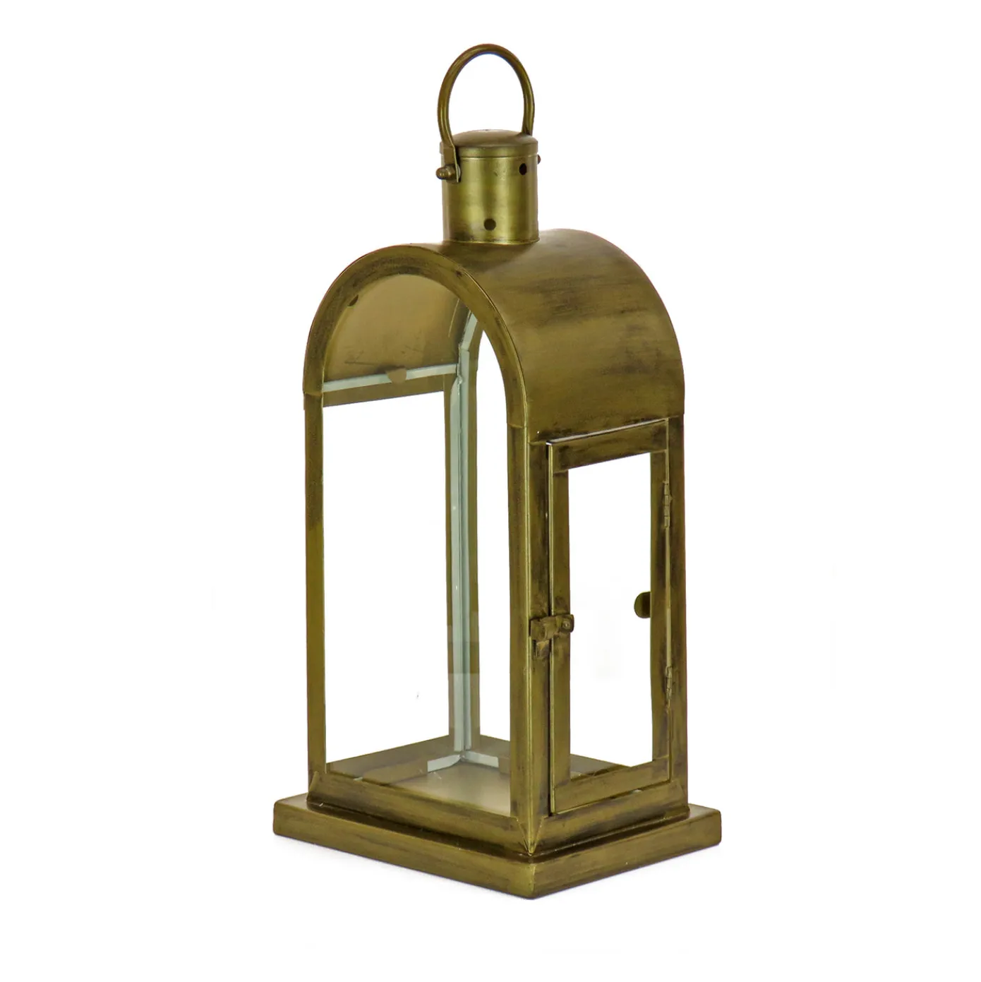 16 in. HGTV Home Collection Antique Bronze Arched Lantern, Small