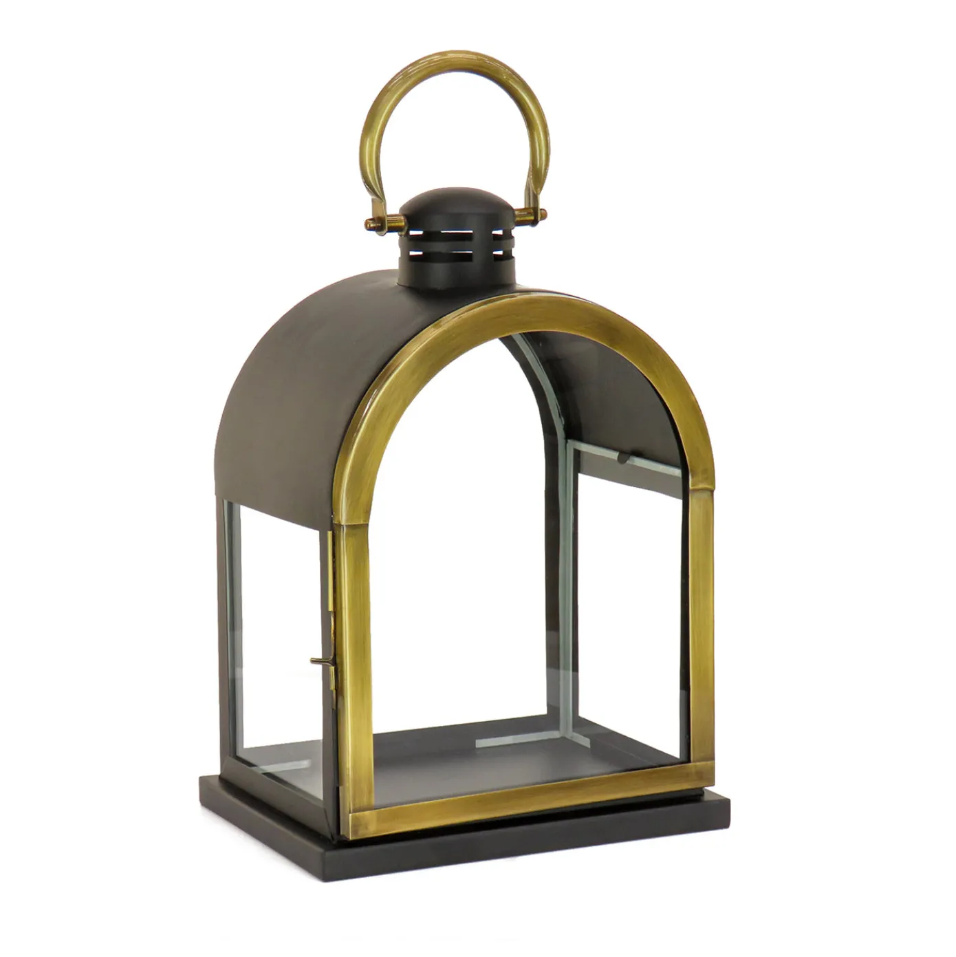 18 in. HGTV Home Collection Antique Bronze Dome Lantern, Small