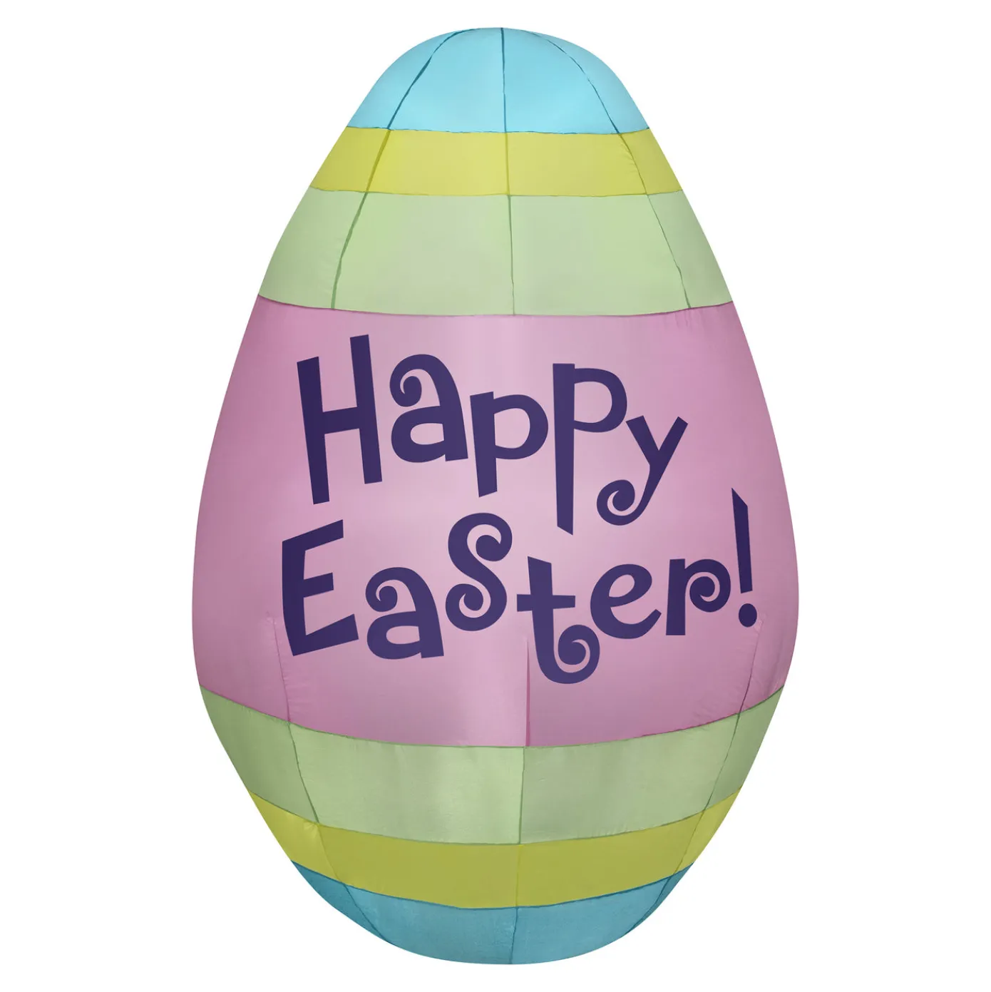 66 in. Inflatable Happy Easter Egg Decoration