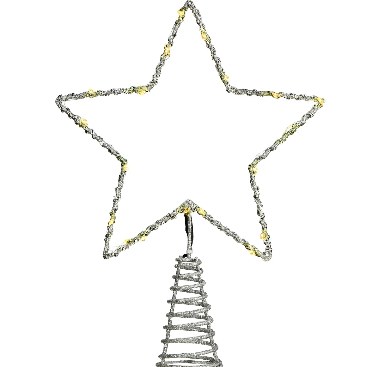 13.5 in. Open Star Tree Top for Artificial Trees with Dual Color Lights