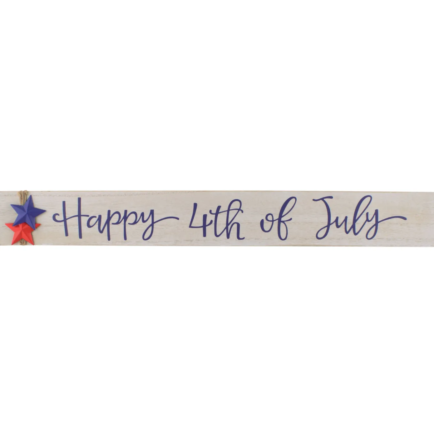 19 in. Patriotic Happy 4th of July Table Decoration