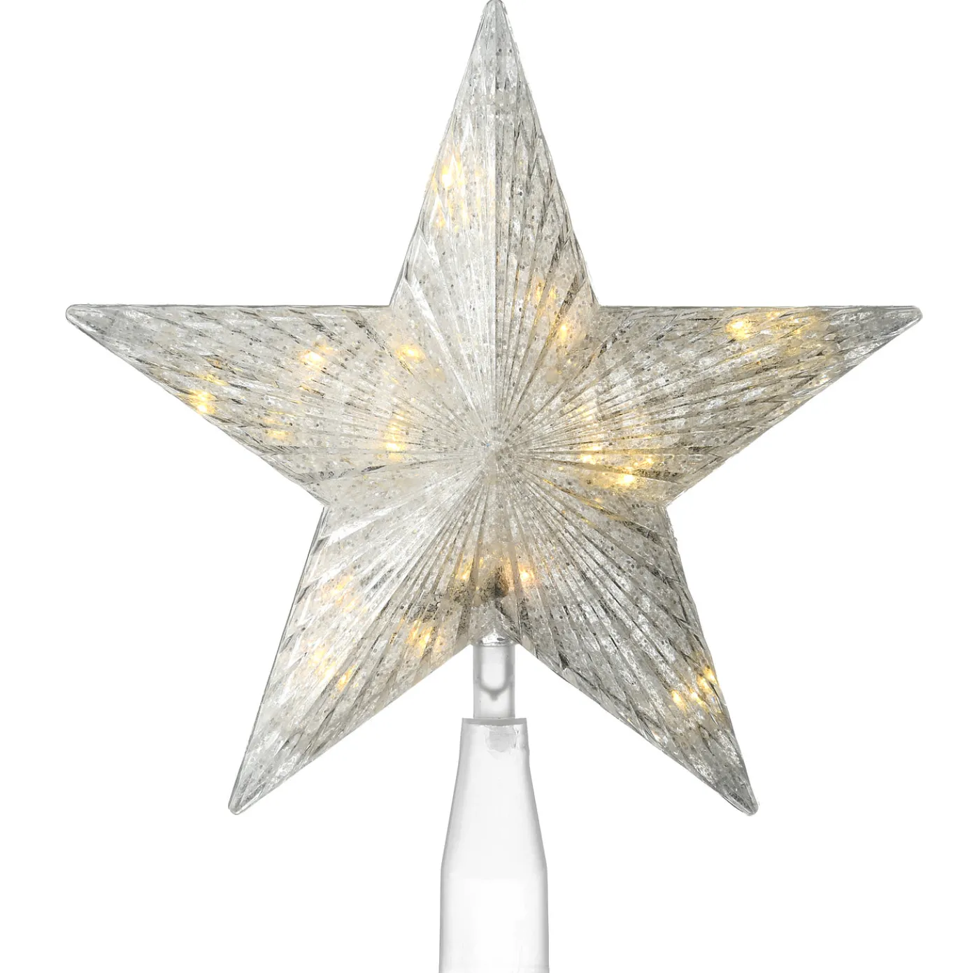 10 in. Tree Top Star for Artificial Trees with Dual Color Lights