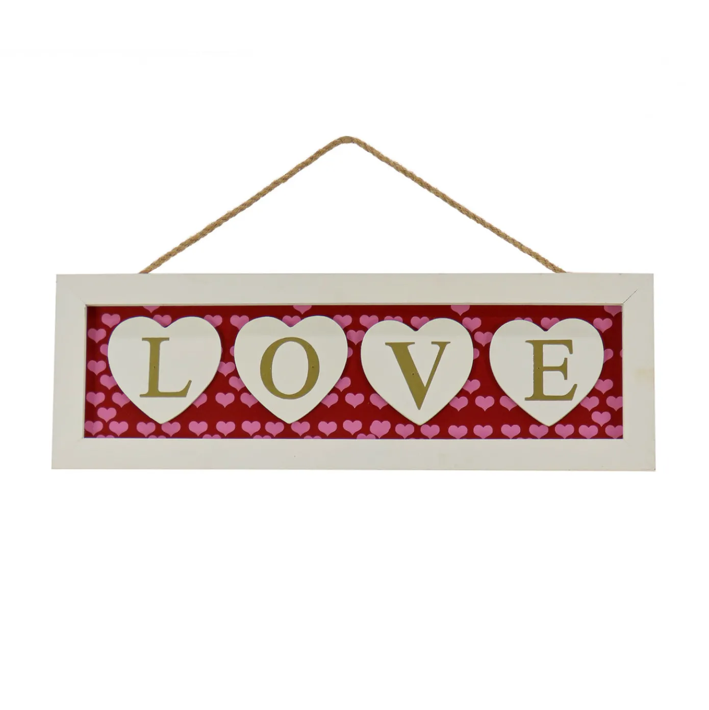 16 in. Valentine's 'LOVE' Hanging Wall Decoration