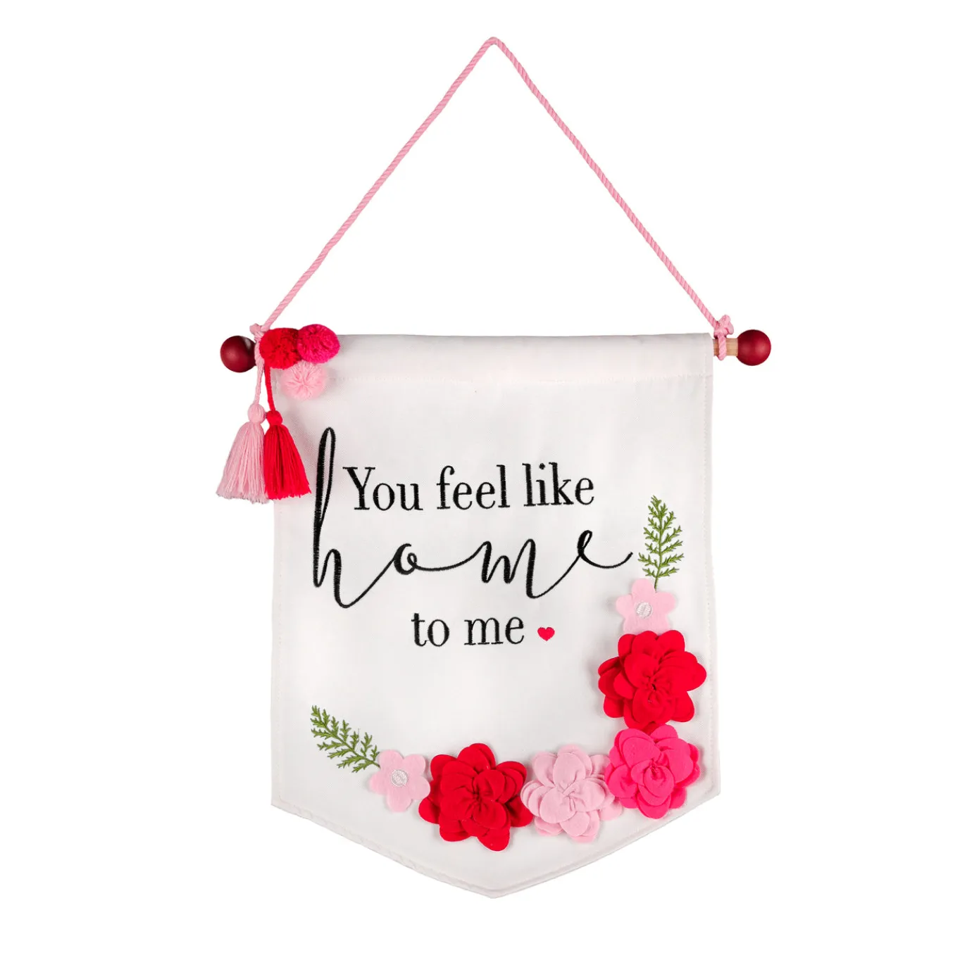 18.5 in. Valentine's 'You Feel Like Home' Banner