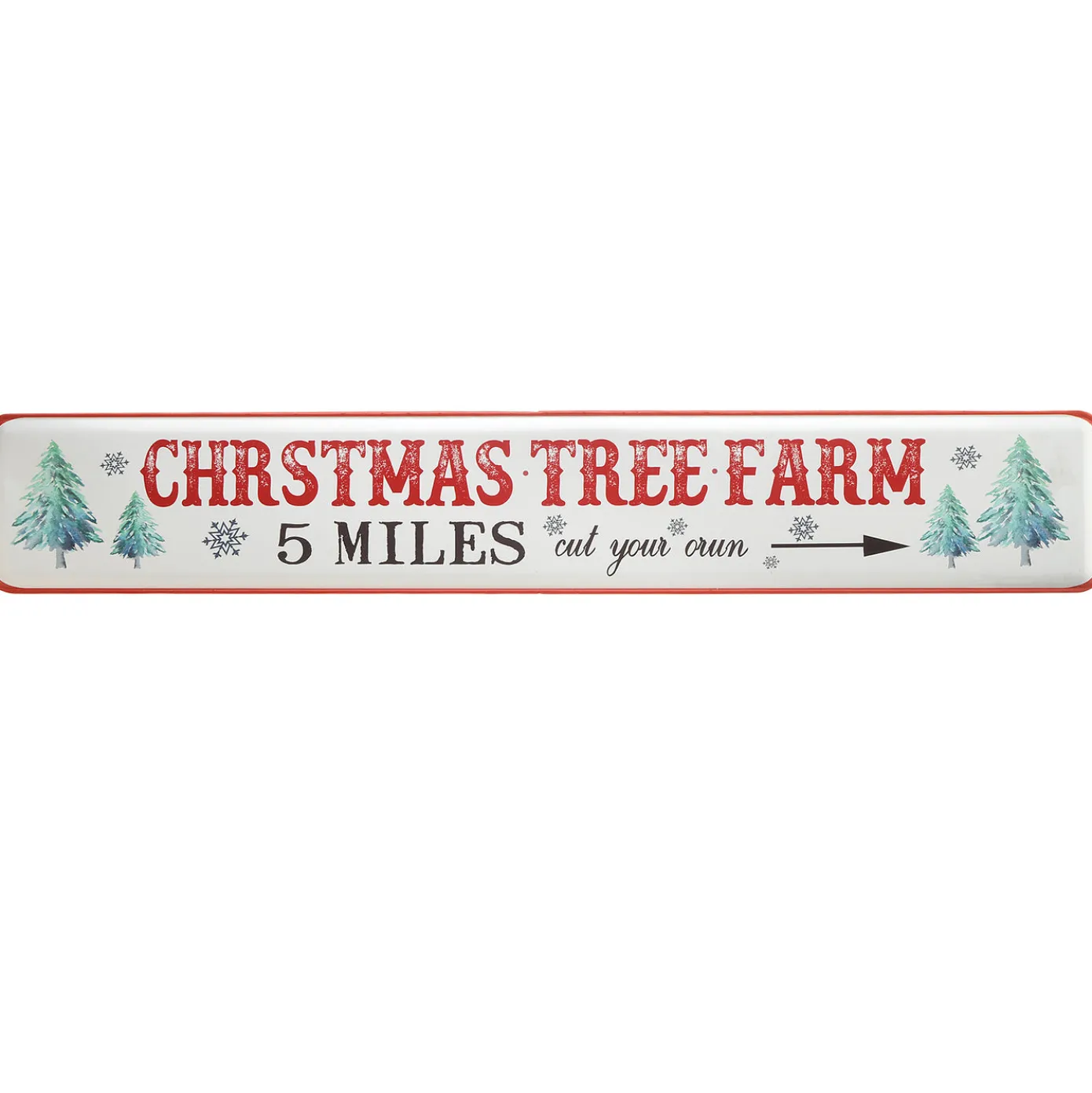 47 in. Vintage Tree Farm Wall Sign