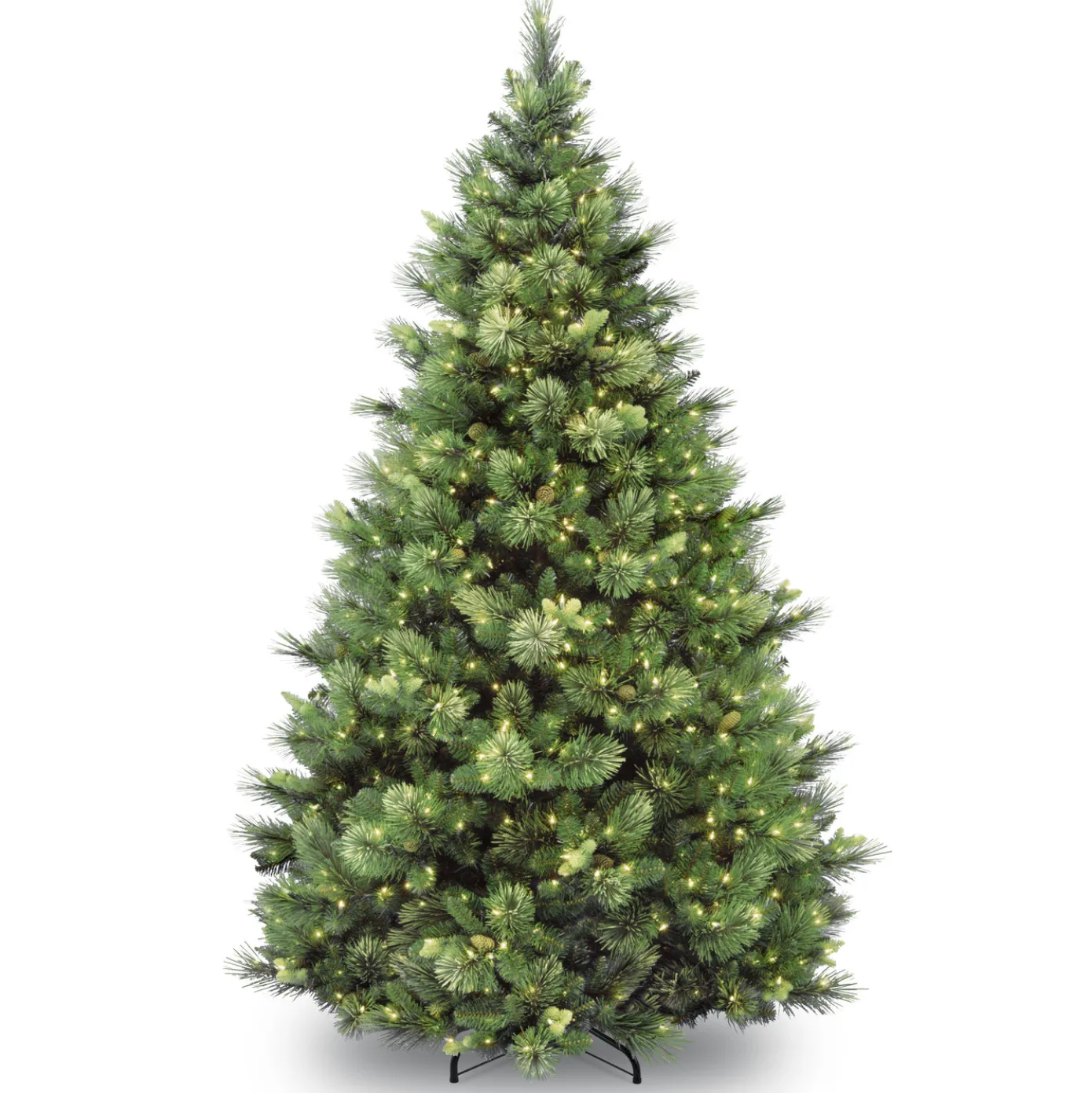 9ft. Pre-Lit Carolina Pine Tree with Clear Lights with 900 Clear Lights
