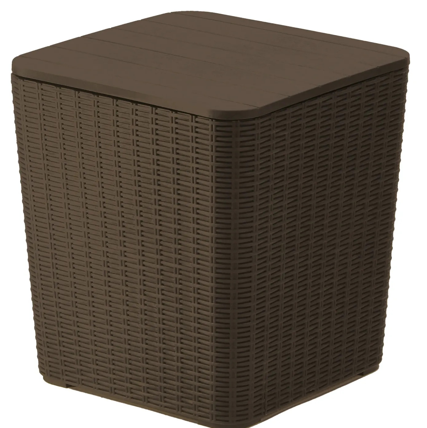 43L Capacity Arendal Collection Wicker Texture All-Weather Storage Box