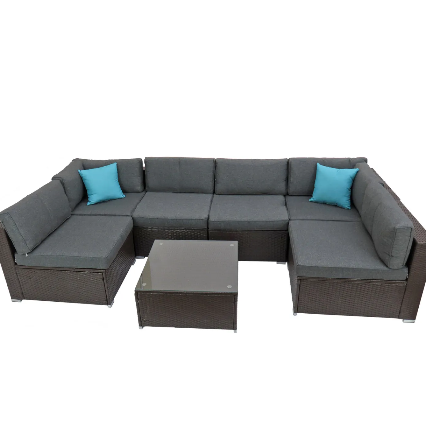 7-Piece Pocola Collection All-Weather Sectional Set