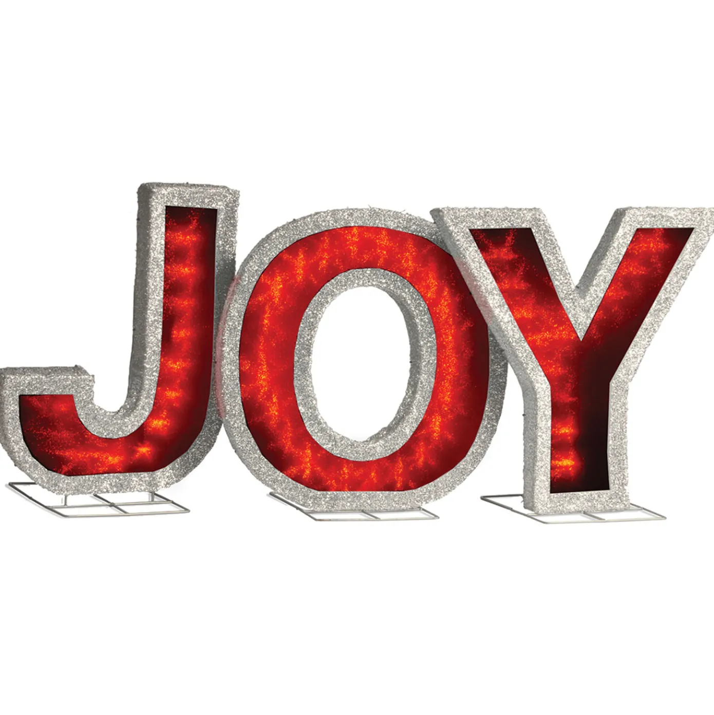 Pre-Lit LED JOY Decoration
