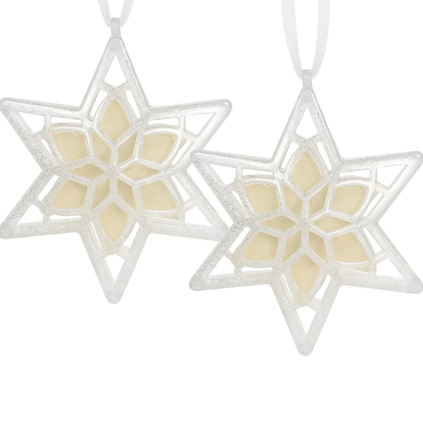 Scentsicles, Scented Star Ornament, White Winter Fir, 2-Pack