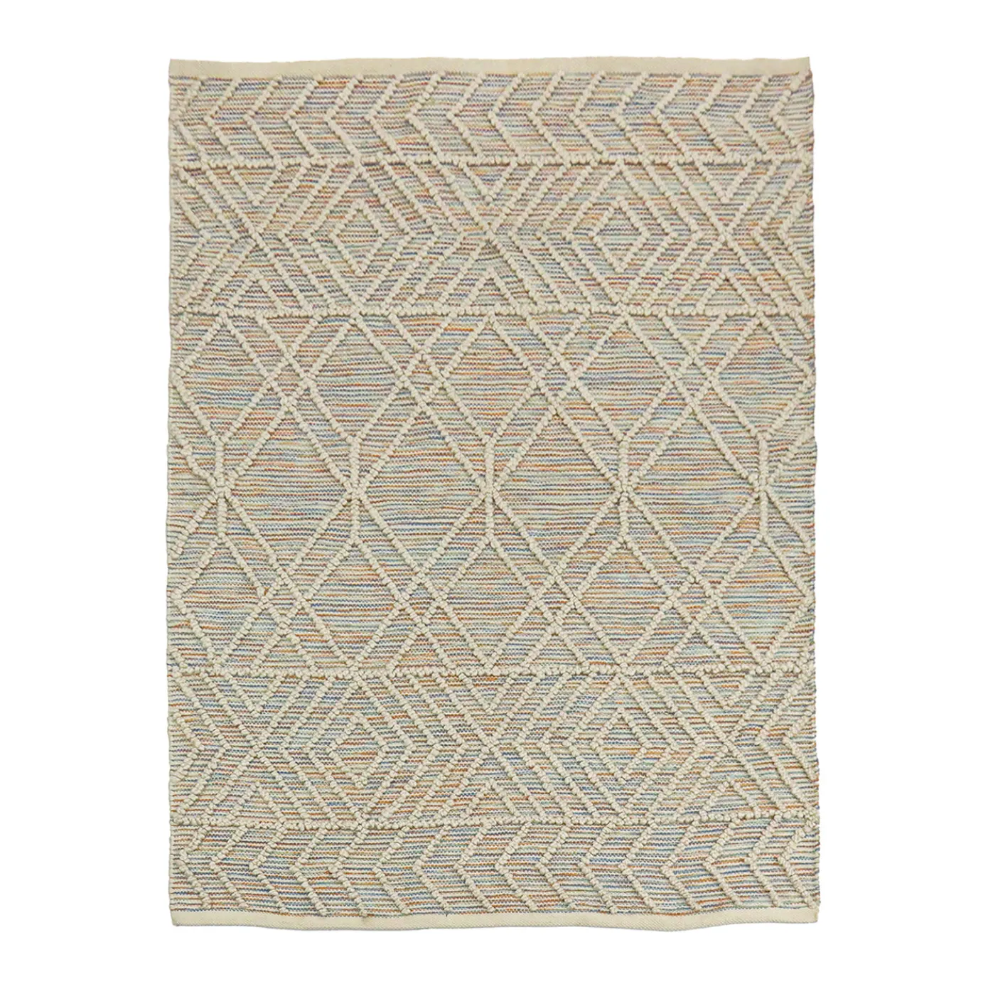 4x6 ft. Multicolor Hand Woven Outdoor Rug